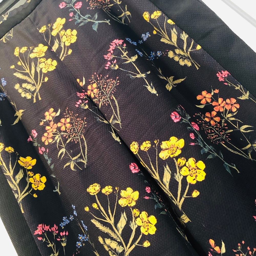 H&M Wide Leg Floral Slacks